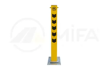 Kızaklı Çıkan Tip Kilitli Otopark Direği, Park Bariyeri 75 cm
